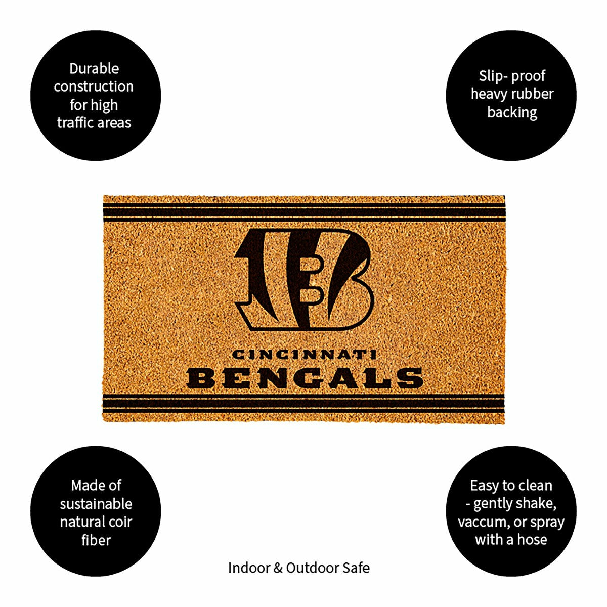 Team Sports America Trending - Cincinnati Bengals, Coir Mat 1C