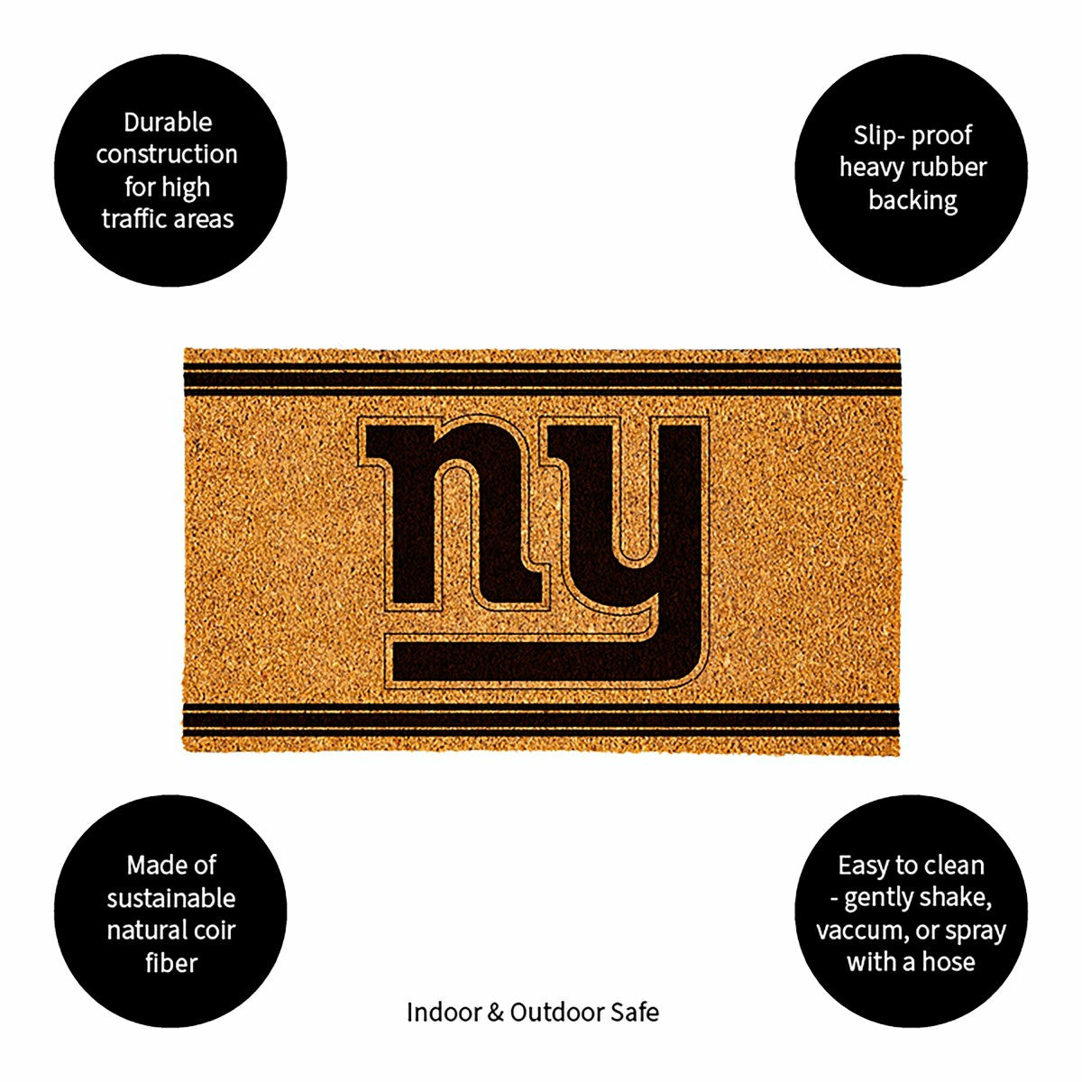 Team Sports America Everyday - New York Giants, Coir Mat 1C