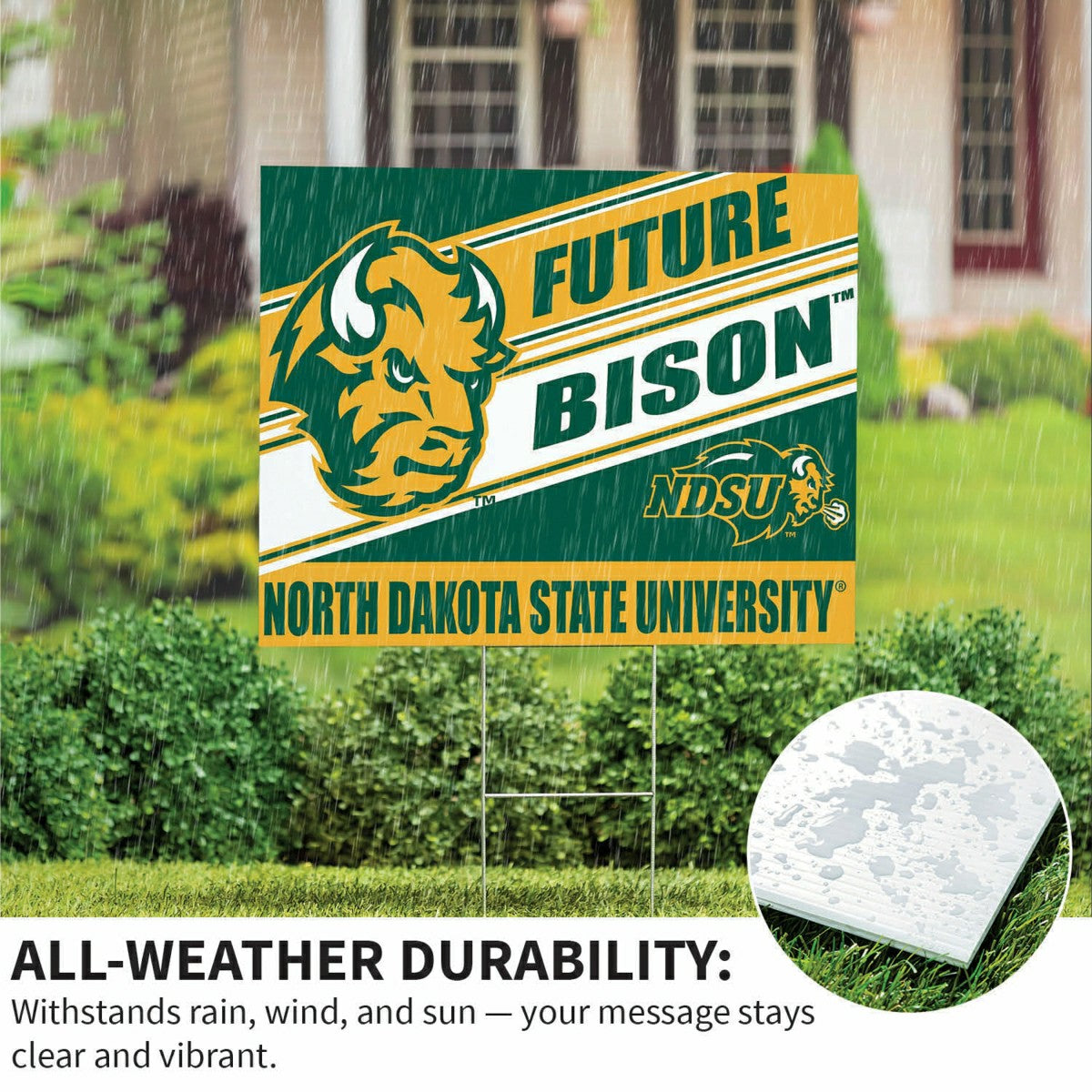 Team Sports America Essential - North Dakota State University Coroplast Yard Sign, Future Student