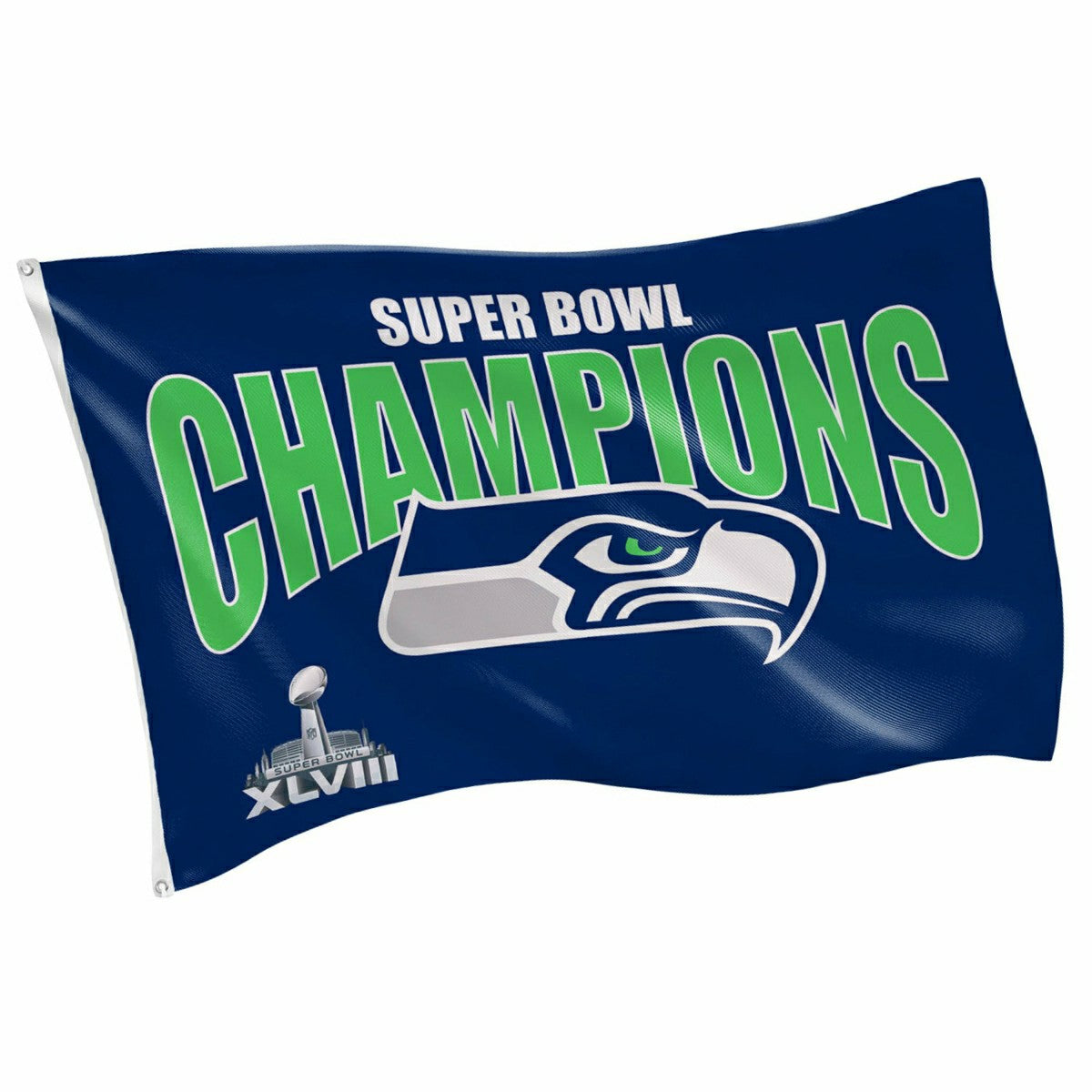 Team Sports America Value - Seattle Seahawks Superbowl XLVIII Champions Football 3x5 Flag