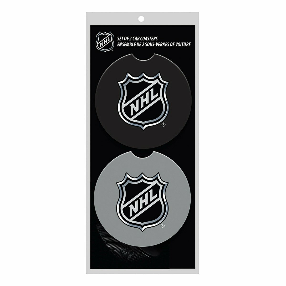 Team Sports America Essential - Toronto Maple Leafs Car Coaster Set, 2pc