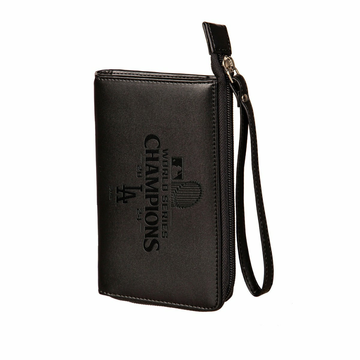 Team Sports America Essential - Los Angeles Dodgers Wristlet Wallet, Black, SC24 Champions