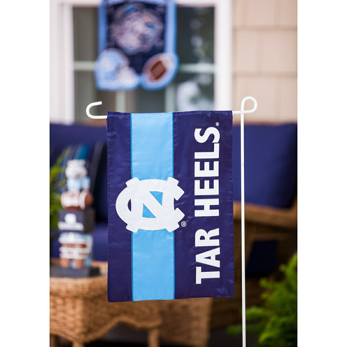 Team Sports America Exclusive - University of North Carolina Embellished Garden Flag