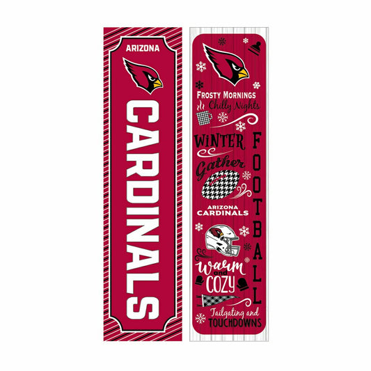 Team Sports America Recommended - 46" Double Sided Leaner, Arizona Cardinals, Winter Seasonal