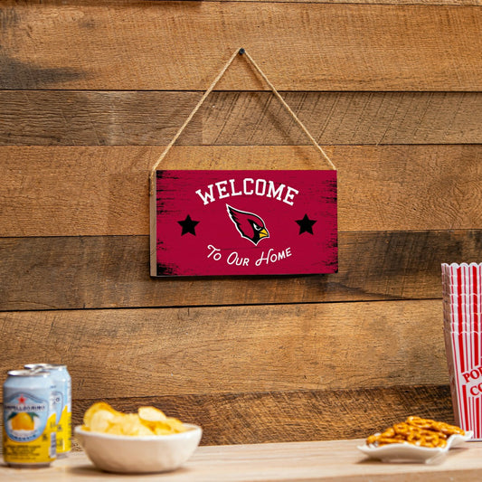 Team Sports America Signature - Arizona Cardinals Wood Wall Sign, 6x11