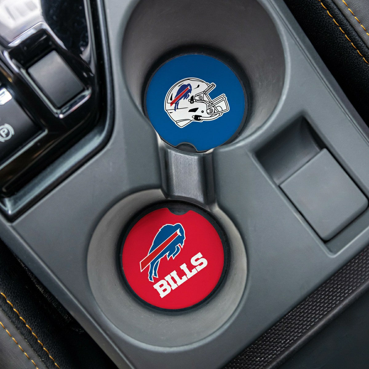 Team Sports America Classic - Buffalo Bills Car Coaster Set, 2pc