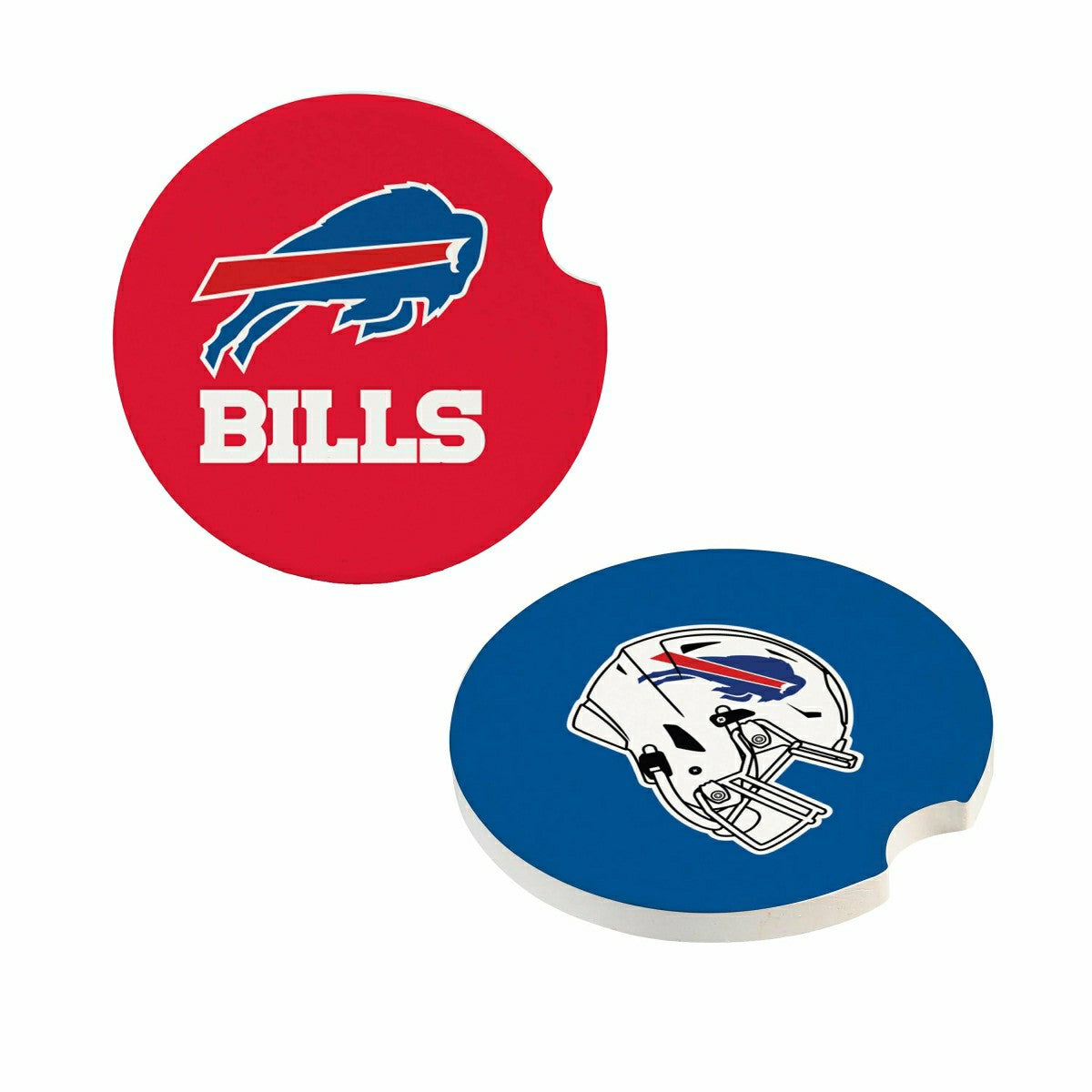 Team Sports America Classic - Buffalo Bills Car Coaster Set, 2pc