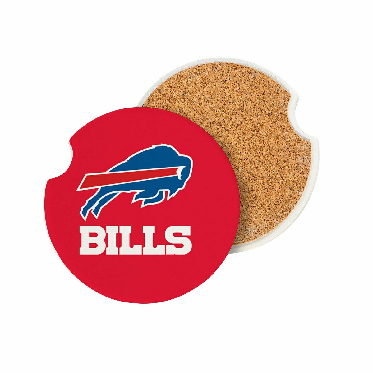 Team Sports America Classic - Buffalo Bills Car Coaster Set, 2pc