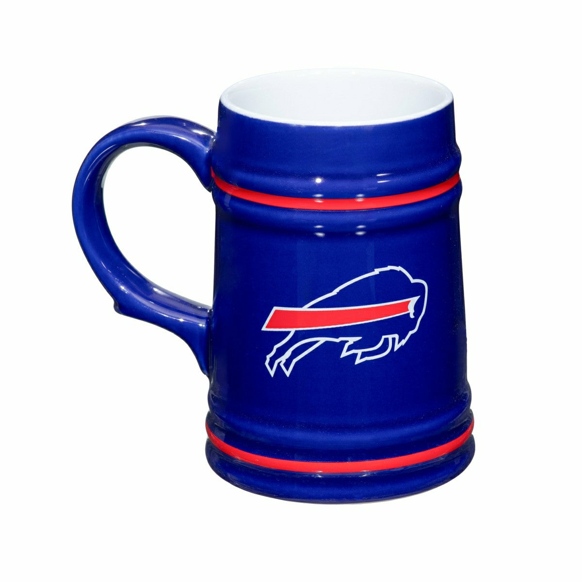 Team Sports America Essential - Buffalo Bills Ceramic Stein Cup, 24oz