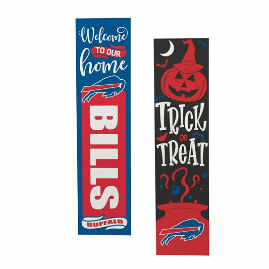 Team Sports America Recommended - Buffalo Bills 47" Double Sided Leaner, Halloween