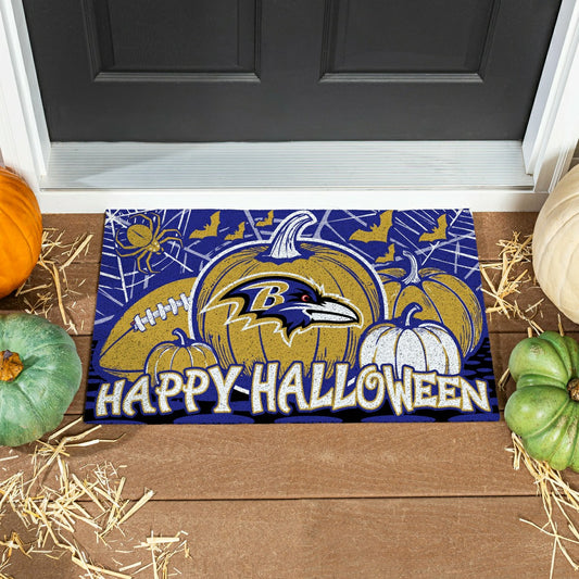 Team Sports America Essential - Baltimore Ravens Halloween PVC Mat, 28"x16"