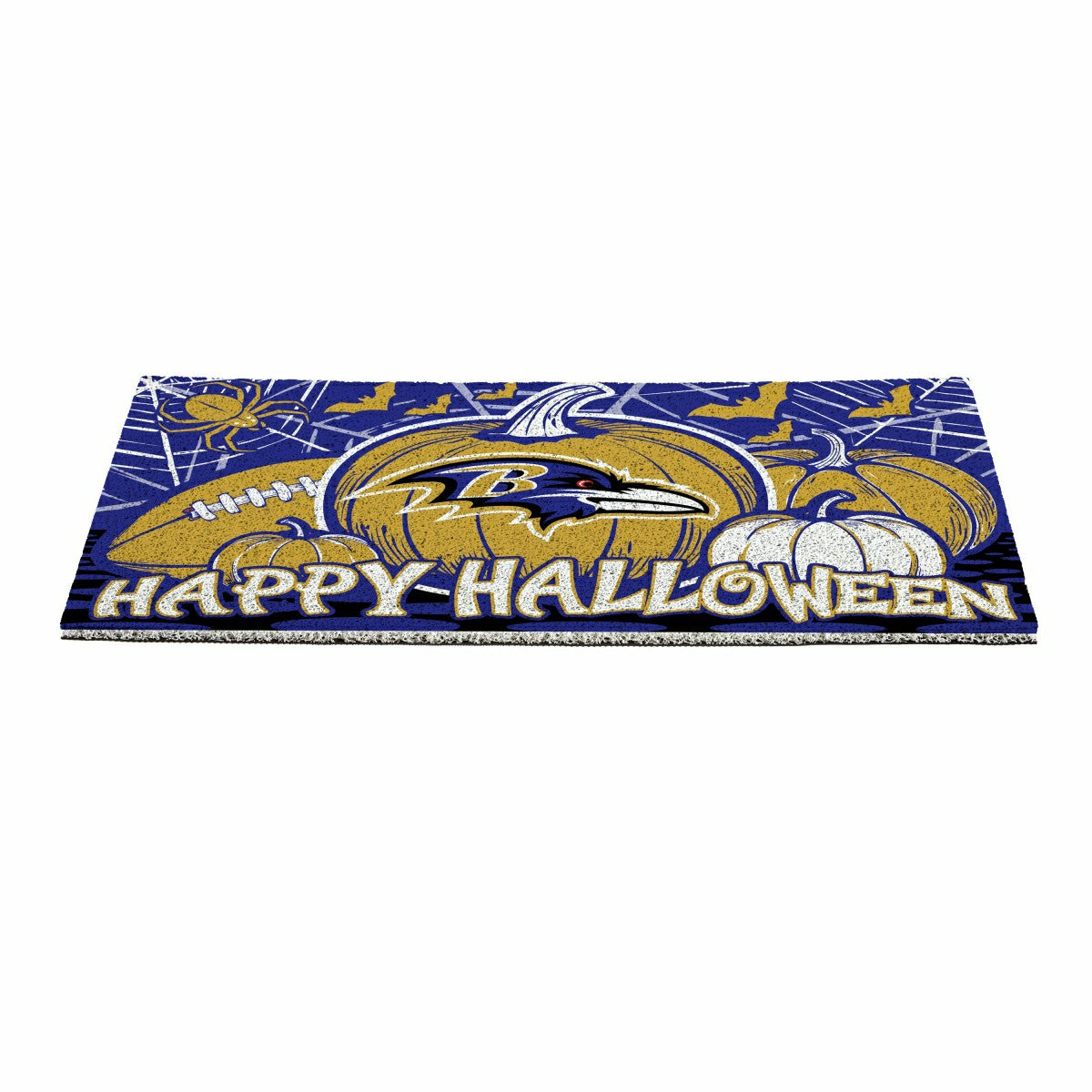 Team Sports America Essential - Baltimore Ravens Halloween PVC Mat, 28"x16"