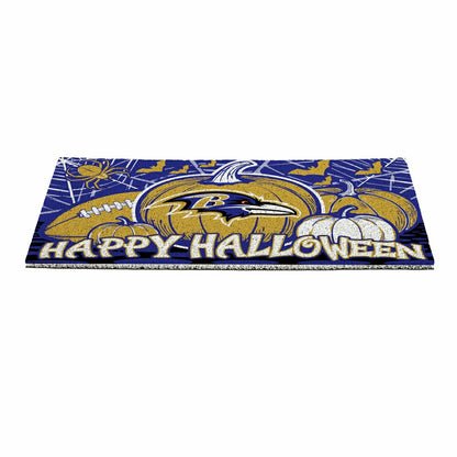 Team Sports America Essential - Baltimore Ravens Halloween PVC Mat, 28"x16"