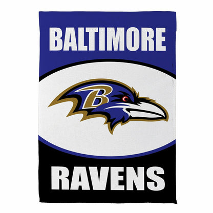 Team Sports America Classic - Baltimore Ravens Suede House Flag