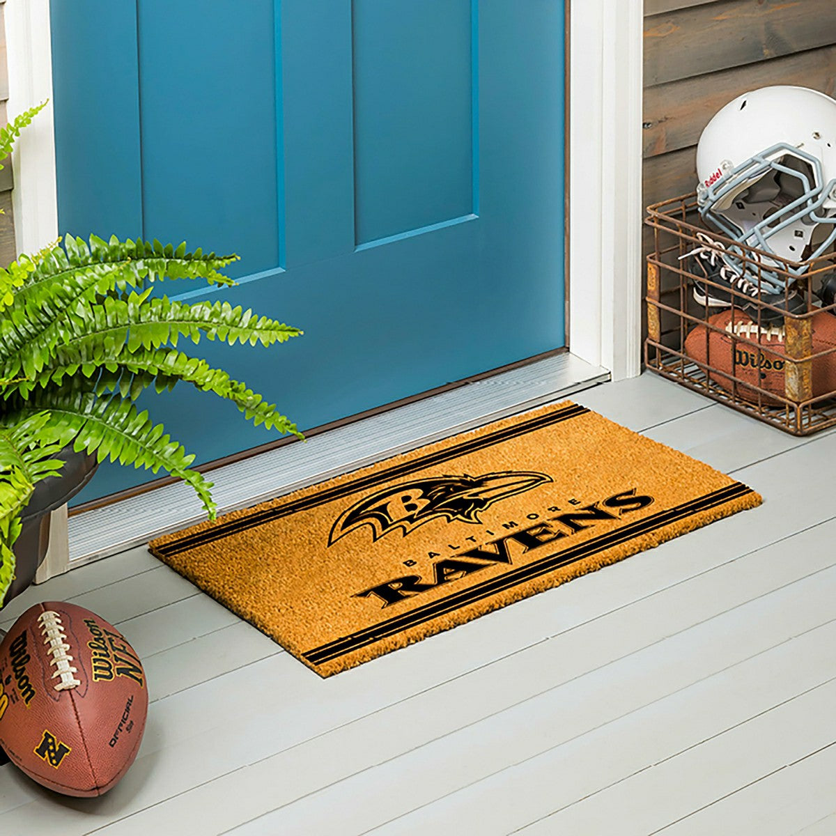 Team Sports America Recommended - Baltimore Ravens, Coir Mat 1C