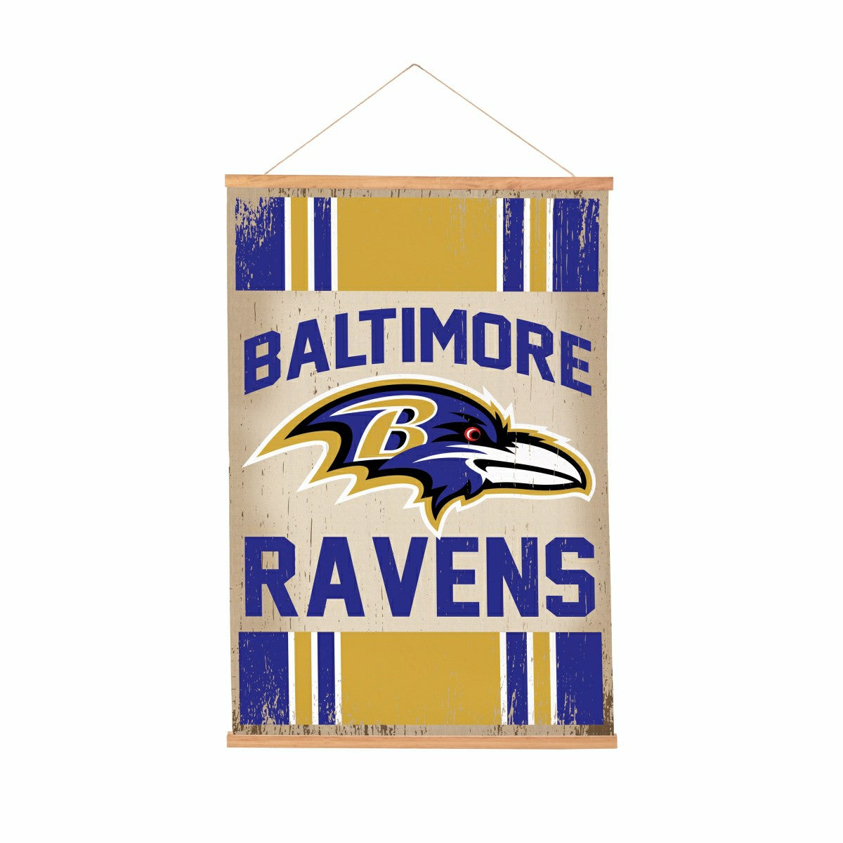 Team Sports America Trending - Baltimore Ravens, Canvas Wall Tapestry, Medium, 36x24
