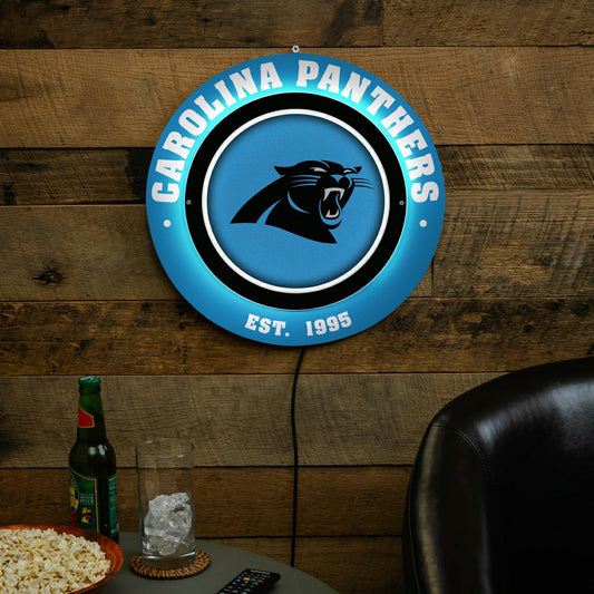 Team Sports America Trending - Carolina Panthers, Metal Lite, Round