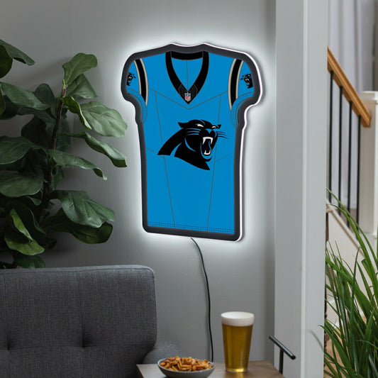 Team Sports America Signature - Carolina Panthers NFL Football Jersey Edgelite LED Decor
