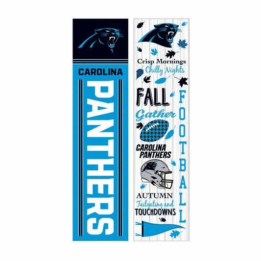 Team Sports America Trending - Carolina Panthers 46" Double Sided Leaner, Fall Seasonal
