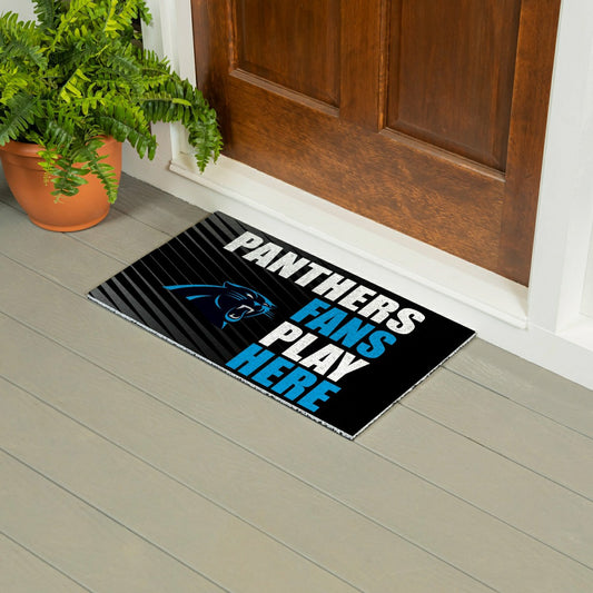 Team Sports America Exclusive - Carolina Panthers Fan Mat, 28"x16"