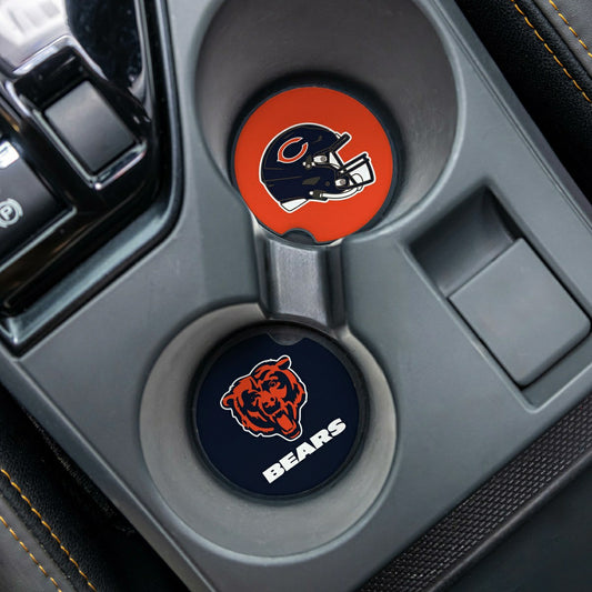 Team Sports America Trending - Chicago Bears Car Coaster Set, 2pc