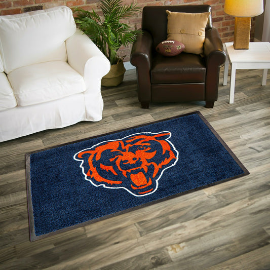 Team Sports America Exclusive - 3'x5' Large USA Indoor Outdoor Entryway Mat, Chicago Bears