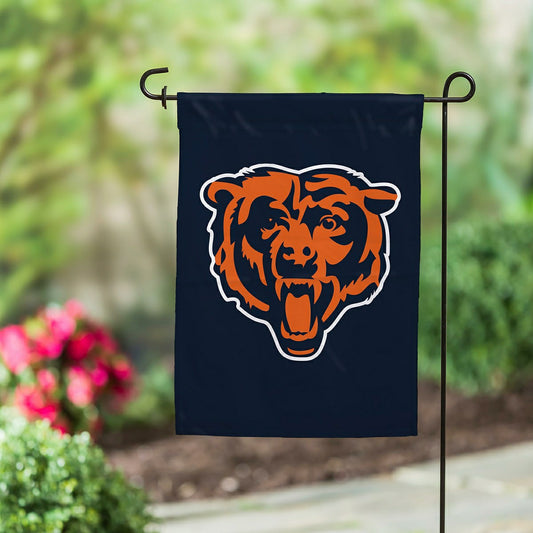 Team Sports America Signature - Chicago Bears Applique Garden Flag