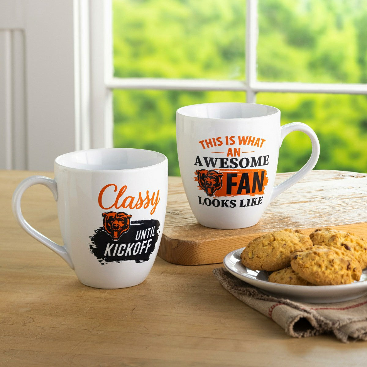 Team Sports America Classic - Chicago Bears, Ceramic Cup O'Java 17oz Gift Set
