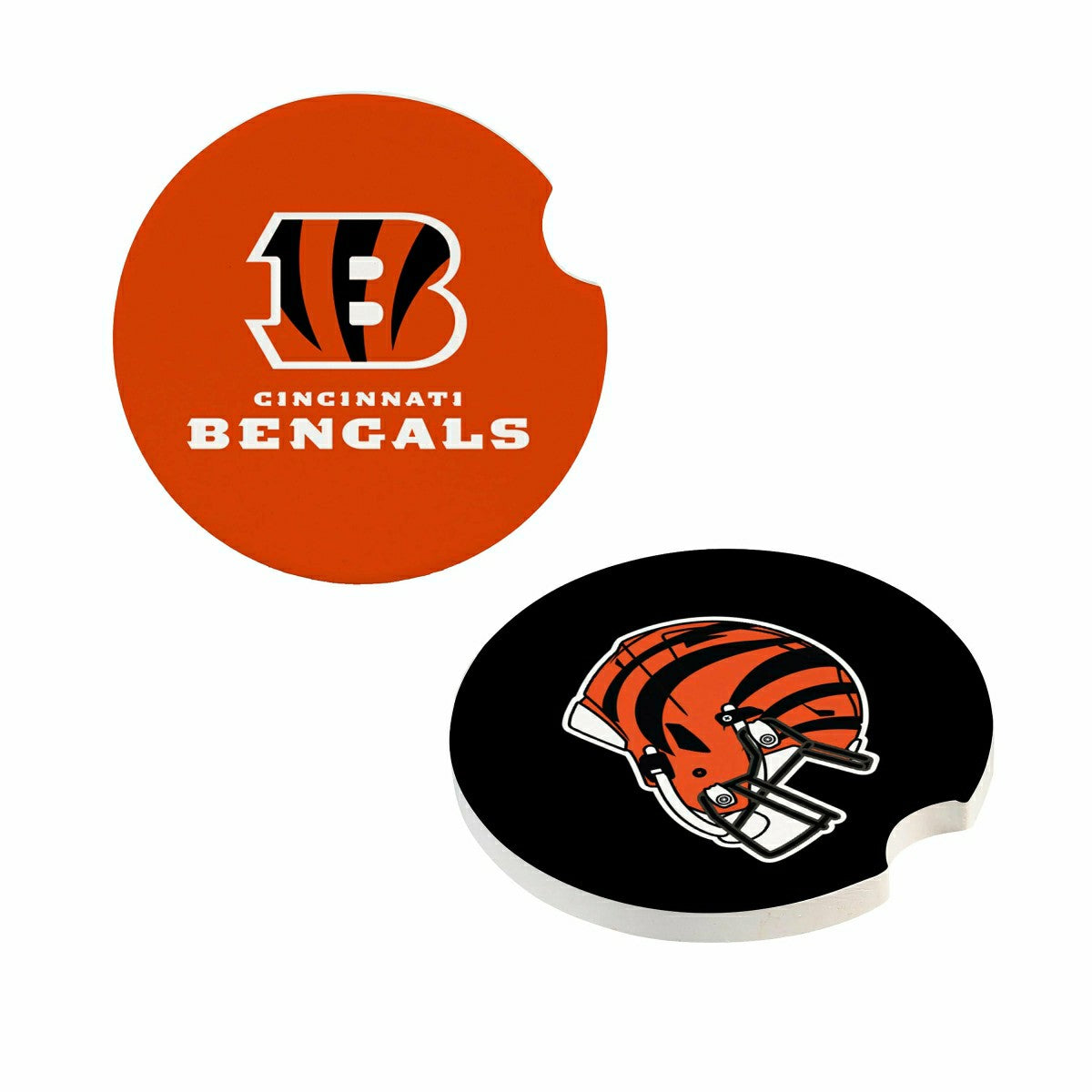 Team Sports America Value - Cincinnati Bengals Car Coaster Set, 2pc