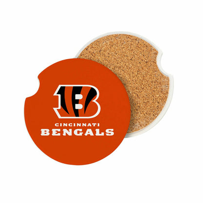 Team Sports America Value - Cincinnati Bengals Car Coaster Set, 2pc