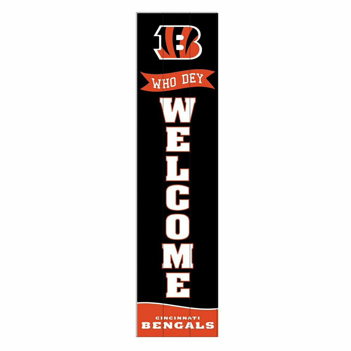 Team Sports America Value - Cincinnati Bengals Large Single Sided Leaner, 46"