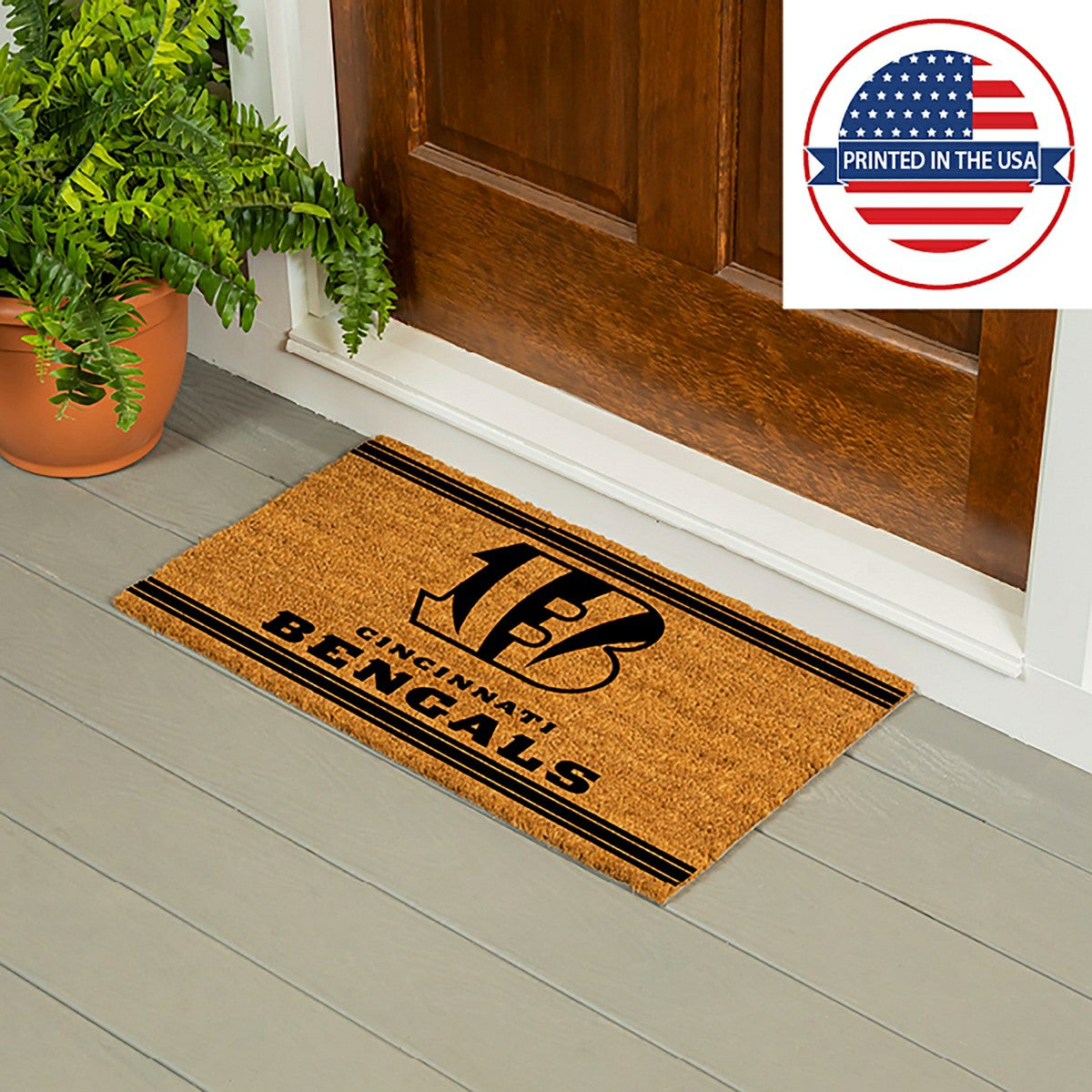 Team Sports America Trending - Cincinnati Bengals, Coir Mat 1C