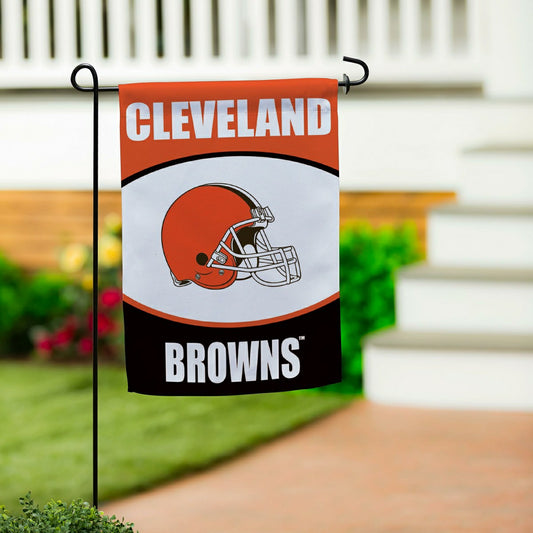 Team Sports America Recommended - Cleveland Browns Suede Garden Flag