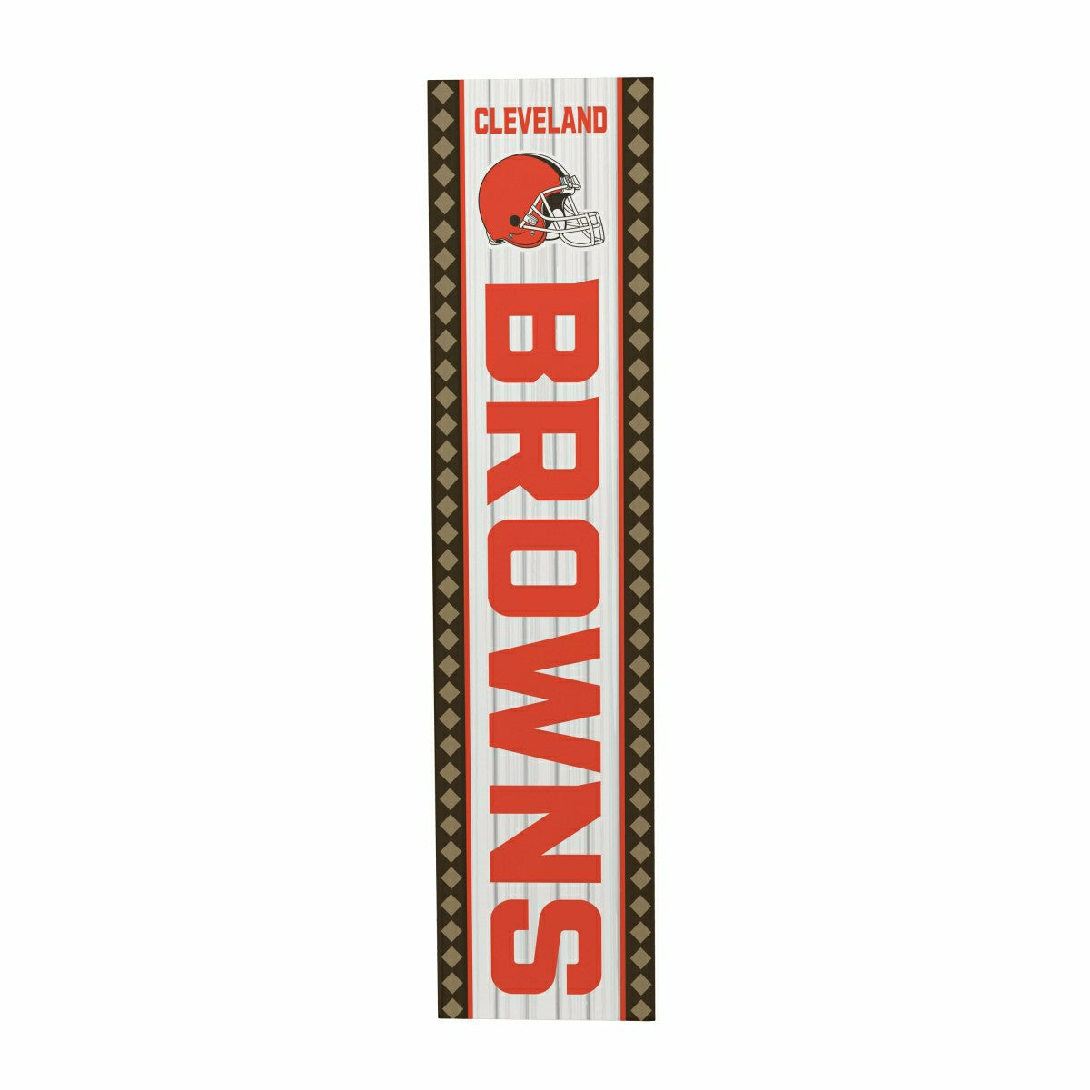 Team Sports America Value - Cleveland Browns Christmas Double Sided Large Leaner, 47"