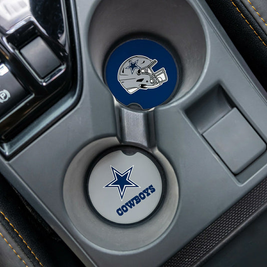 Team Sports America Essential - Dallas Cowboys Car Coaster Set, 2pc