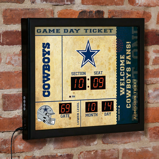 Team Sports America Trending - Scoreboard Wall Clock, Dallas Cowboys