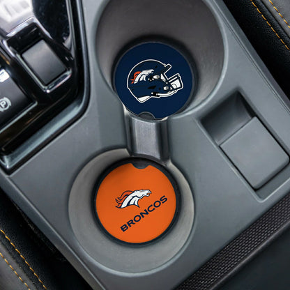 Team Sports America Classic - Denver Broncos Car Coaster Set, 2pc