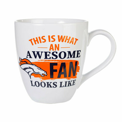 Team Sports America Recommended - Denver Broncos, Ceramic Cup O'Java 17oz Gift Set