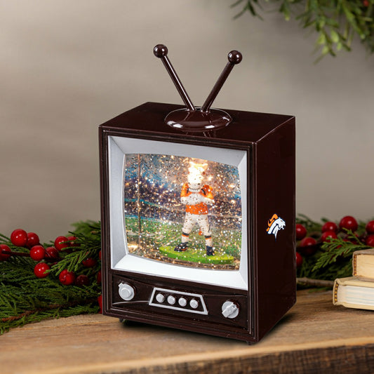 Team Sports America Signature - Denver Broncos Vintage TV Water Lantern