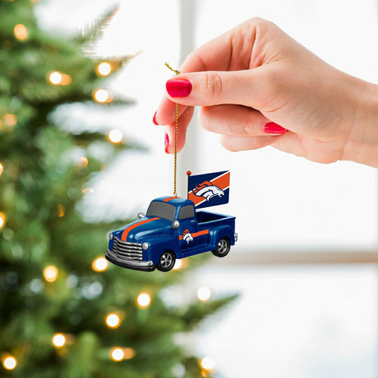 Team Sports America Essential - Denver Broncos Mini Tabletop Rally Truck