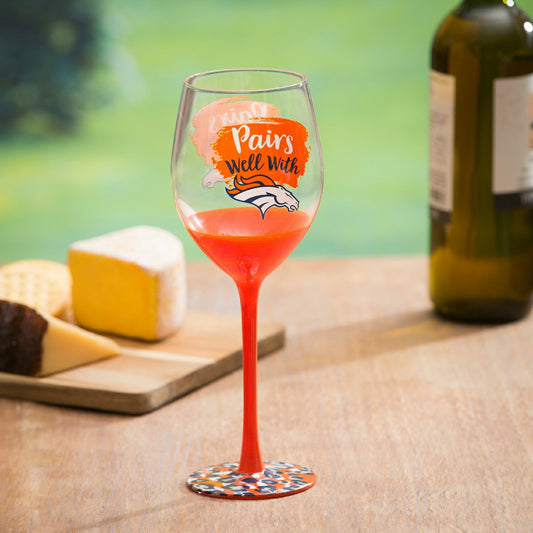 Team Sports America Everyday - Denver Broncos, 17oz Boxed Stemware