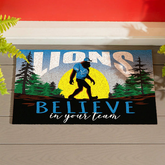 Team Sports America Trending - Detroit Lions Bigfoot PVC Mat, 28"x16"