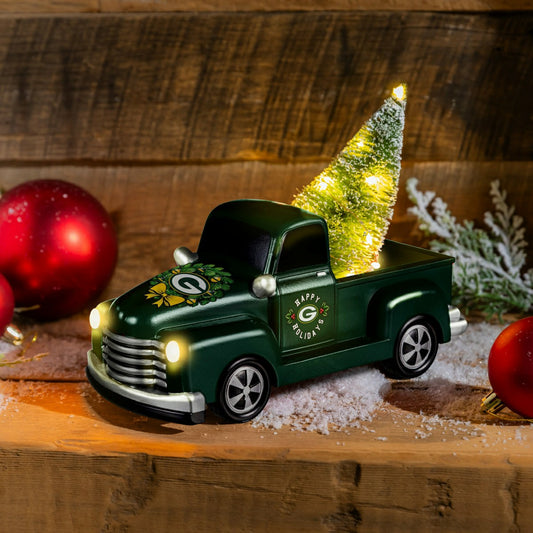 Team Sports America Exclusive - Green Bay Packers Holiday Rally Truck Statue