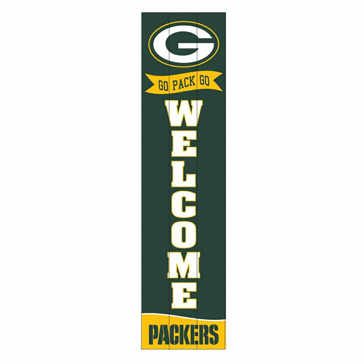 Team Sports America Value - Green Bay Packers Large Single Sided Leaner, 46"
