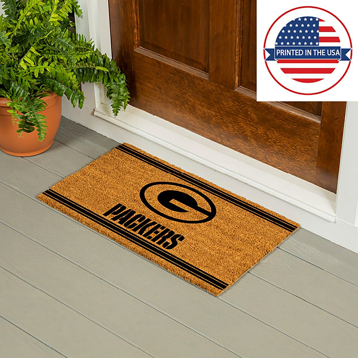 Team Sports America Trending - Green Bay Packers, Coir Mat 1C