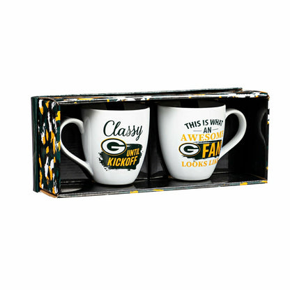 Team Sports America Best Seller - Green Bay Packers, Ceramic Cup O'Java 17oz Gift Set