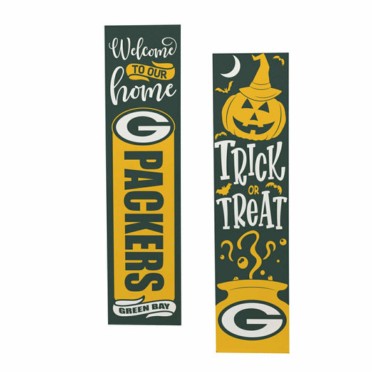 Team Sports America Everyday - 47" Double Sided Leaner, Green Bay Packers, Halloween