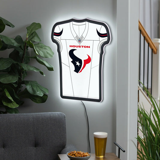 Team Sports America Exclusive - Houston Texans NFL Football Jersey Edgelite LED Decor