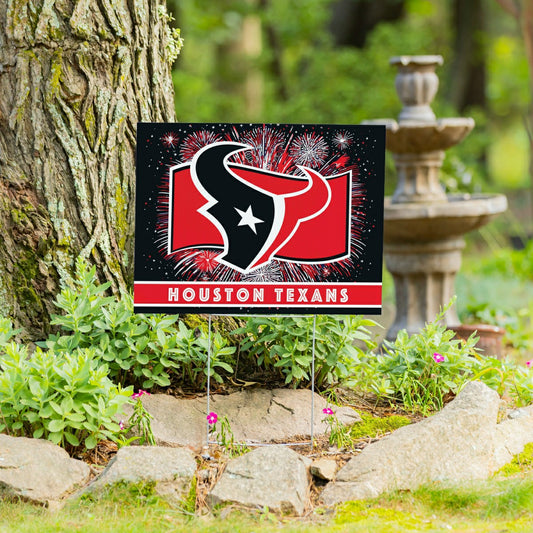 Team Sports America Classic - Houston Texans Yard Sign, Patriotic