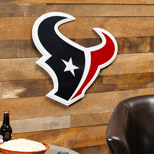 Team Sports America Essential - Houston Texans Premier Metal Wall Art